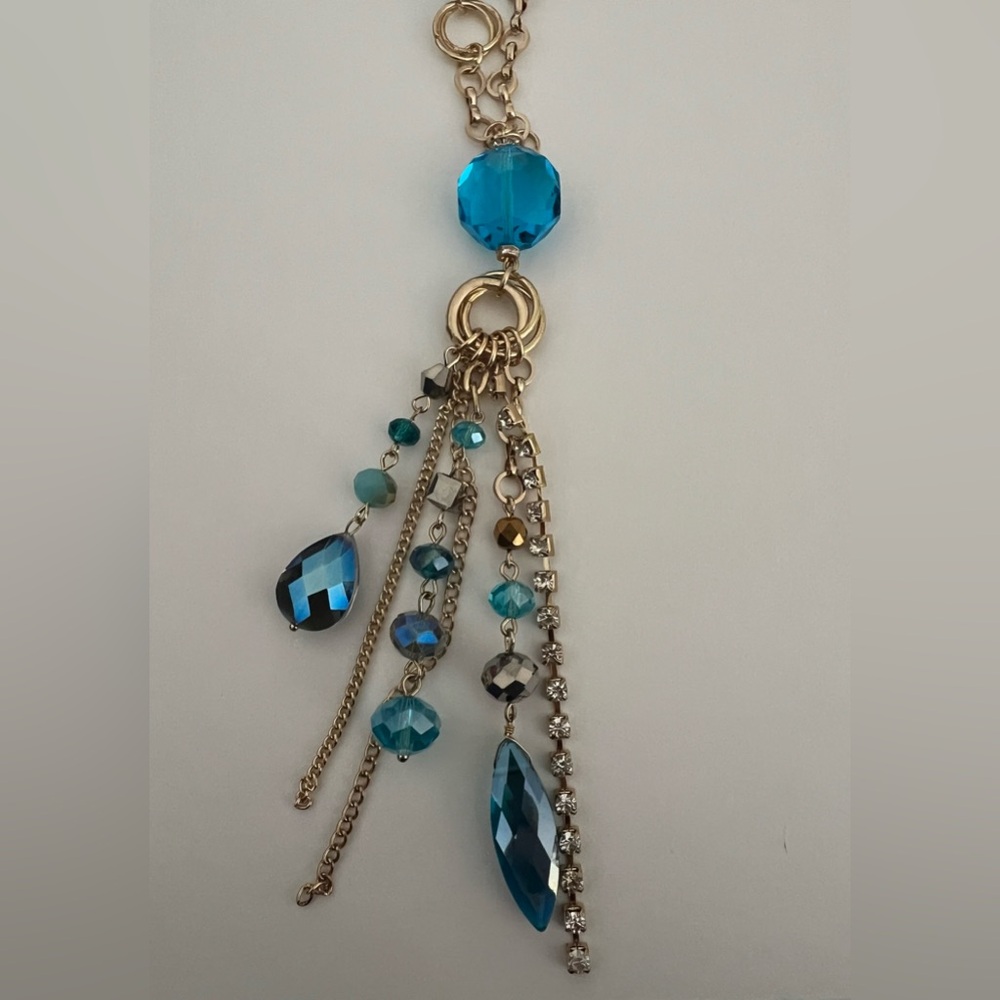C.A.K.E by Ali-Khan long statement necklace NWT - Picture 2 of 6